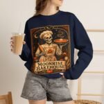 Moonrise Bakehouse Sweatshirt — Halloween Skeleton Baker Pullover