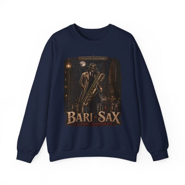 Bari-Sax Vintage Jazz Crewneck Sweatshirt