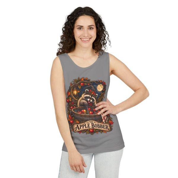 Tank Top — The Apple Bobber Raccoon Halloween Orchard Graphic