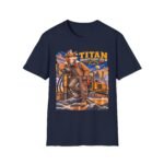 Titan Graveyard Crew T-Shirt — Retro Fox Pilot Graphic Tee
