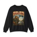 Birdwatching Crewneck Sweatshirt — “The Sighting Wasn’t in the Guide” Vintage Nature Graphic