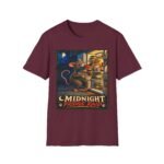 Midnight Fridge Raid T-Shirt — Cute Mouse Illustration