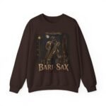Bari-Sax Vintage Jazz Crewneck Sweatshirt