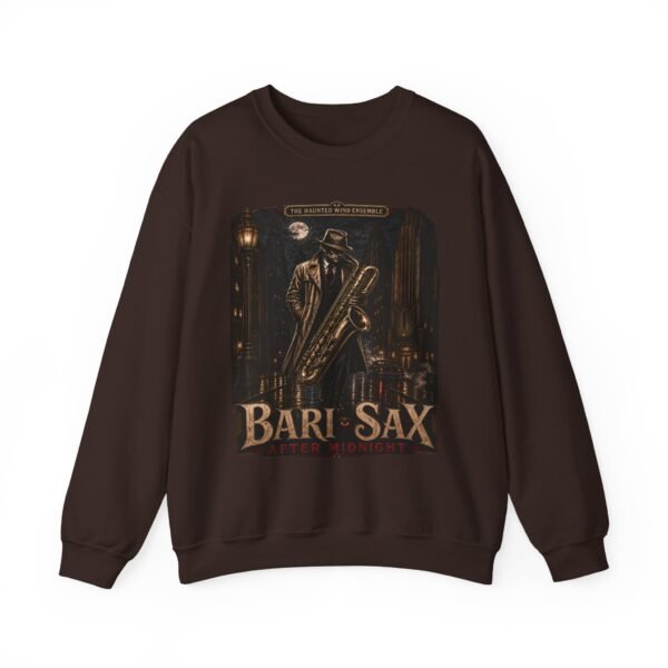 Bari-Sax Vintage Jazz Crewneck Sweatshirt