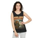 Birdwatching Tank Top — "The Sighting Wasn't in the Guide" Vintage Nature Graphic