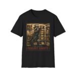 Night Shift Raccoon T-Shirt — Vintage Animal Illustration Tee