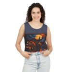 Night Courier Tank Top — Spooky Horseman Halloween Graphic Tank