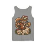 Squirrel Stacking Fridge Haul Tank Top | Vintage Foodie Illustration