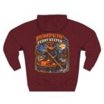 Pumpkin Ferry Keeper Hoodie – Halloween Pumpkin Boat Graphic Hoodie