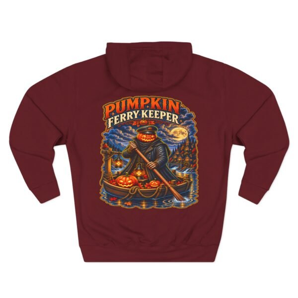 Pumpkin Ferry Keeper Hoodie – Halloween Pumpkin Boat Graphic Hoodie