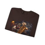 Baritone Beast Sweatshirt — Retro Jazz Saxophone Graphic Crewneck