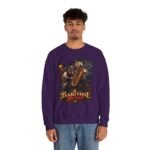 Baritone Beast Sweatshirt — Retro Jazz Saxophone Graphic Crewneck