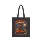 Tote Bag — 'Pumpkin Ferry Keeper' Halloween Pumpkin Boat Illustration