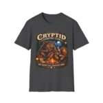 Cryptid Camping Club T-Shirt — Retro Bigfoot Sasquatch Camp Graphic Tee