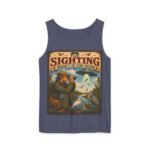 Birdwatching Tank Top — "The Sighting Wasn't in the Guide" Vintage Nature Graphic