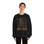 Bari-Sax Vintage Jazz Crewneck Sweatshirt
