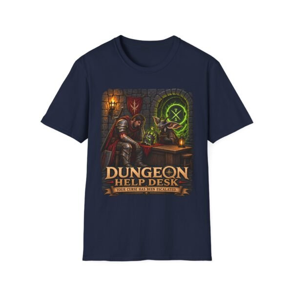 Dungeon Help Desk T-Shirt — Fantasy RPG Gaming Tee