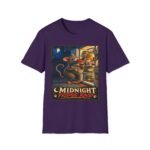 Midnight Fridge Raid T-Shirt — Cute Mouse Illustration