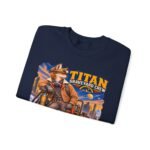 Titan Graveyard Crew Sweatshirt — Construction Equipment & Operator Graphic Crewneck