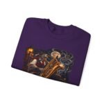 Baritone Beast Sweatshirt — Retro Jazz Saxophone Graphic Crewneck