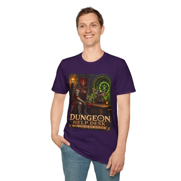 Dungeon Help Desk T-Shirt — Fantasy RPG Gaming Tee
