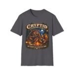 Cryptid Camping Club T-Shirt — Retro Bigfoot Sasquatch Camp Graphic Tee