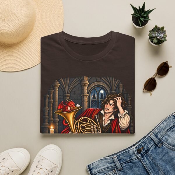 Horn Player's Curse T‑Shirt — Fantasy Bard Humor Tee