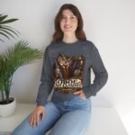 Clarinet Oboe Owl Crewneck Sweatshirt — “Oboe Not Clarinet” Vintage Music Teacher Gift