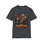 Baritone Beast T-Shirt — Vintage Jazz Saxophone Night Music Tee