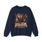 Clarinet Oboe Owl Crewneck Sweatshirt — “Oboe Not Clarinet” Vintage Music Teacher Gift