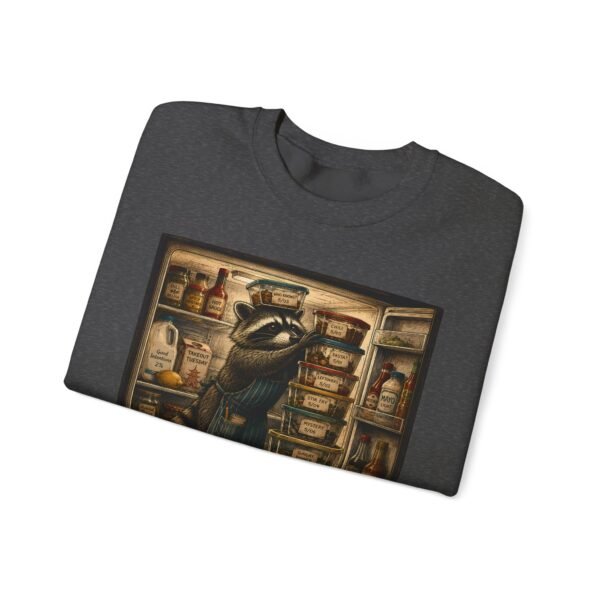 Night Shift Crewneck Sweatshirt — Vintage Bear Night Worker Graphic