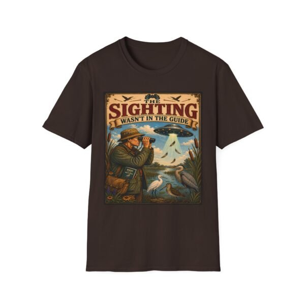 The Sighting Wasn’t in the Guide T-Shirt — Vintage UFO Adventure Tee