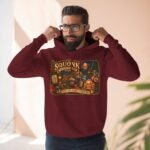 Squonk Rustic Cabin Hoodie — Vintage Forest Creature Halloween Pullover