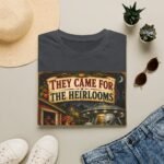 They Came For The Heirlooms Graphic T-Shirt — Vintage Alien Harvest Farm Design