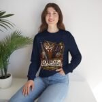 Clarinet Oboe Owl Crewneck Sweatshirt — “Oboe Not Clarinet” Vintage Music Teacher Gift