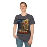 Midnight Fridge Raid T-Shirt — Cute Mouse Illustration