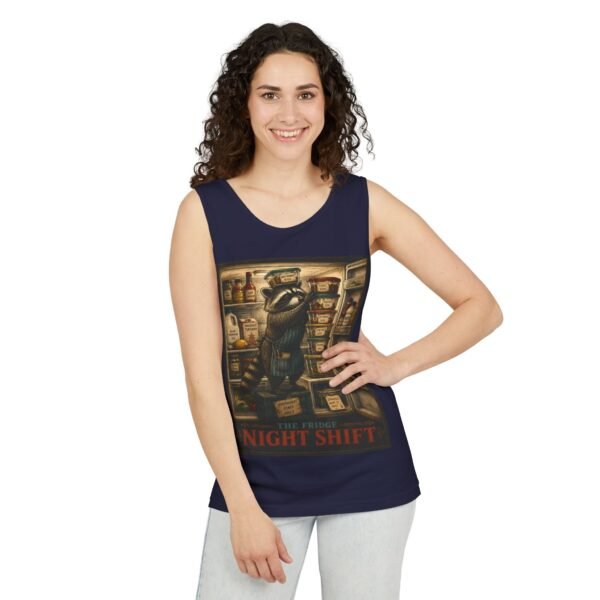 Night Shift Tank Top — Vintage Grocery Stocker Graphic Tank