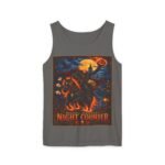 Night Courier Tank Top — Spooky Horseman Halloween Graphic Tank