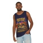 Interplanetary Pit Stop Tank Top — Retro Space Road Trip Graphic
