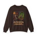 Dungeon Help Desk Crewneck Sweatshirt — RPG Gamer Cozy Pullover