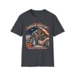 Craterline Service Dept. T-Shirt — Vintage Space Raccoon Mechanic Tee