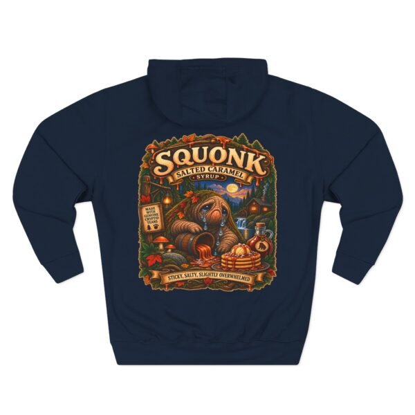 Squonk Rustic Cabin Hoodie — Vintage Forest Creature Halloween Pullover