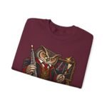 Clarinet Oboe Owl Crewneck Sweatshirt — “Oboe Not Clarinet” Vintage Music Teacher Gift