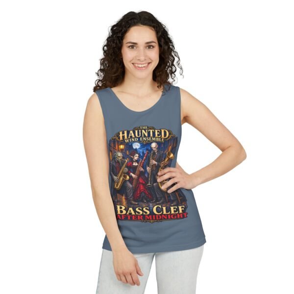 Haunted Wind Ensemble "Bass Clef After Midnight" Tank Top