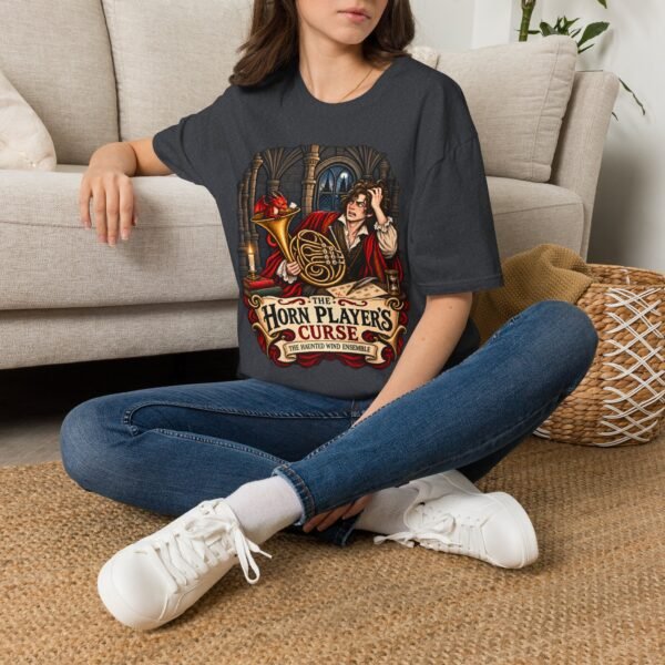 Horn Player's Curse T‑Shirt — Fantasy Bard Humor Tee