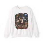 Graveyard Shift Besties Crewneck Sweatshirt — Cute Goth Friendship Graphic