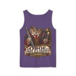 Clarinet Tank Top — "OBOE, Not Clarinet" Owl Musician Graphic Tank