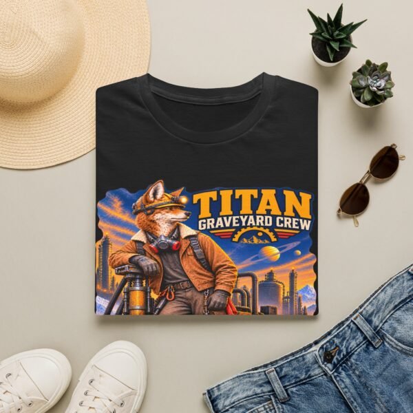Titan Graveyard Crew T-Shirt — Retro Fox Pilot Graphic Tee