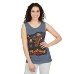 Baritone Beast Tank Top — Vintage Jazz Saxophone Musician Graphic