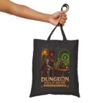 Dungeon Help Desk Tote Bag — Funny RPG Gamer Cotton Canvas Tote